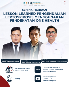Seminar Rabuan – Lesson Learned Pengendalian Leptospirosis Menggunakan Pendekatan One Health